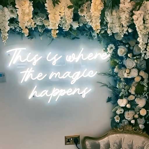 This Is Where The Magic Happens - Neon Sign