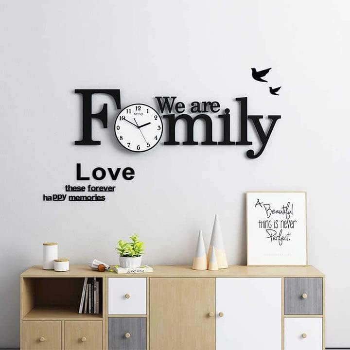 We are Family wall clock