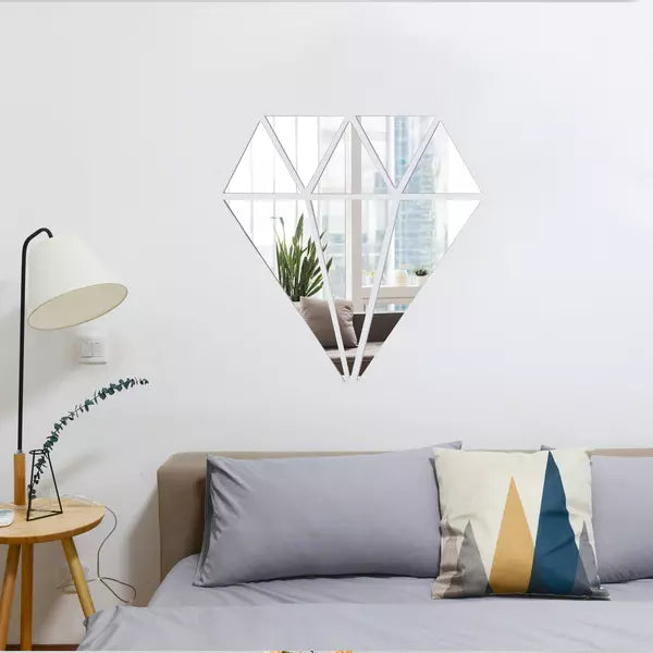 Acrylic Diamond Mirror Wall Stickers