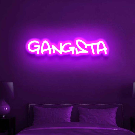 Gangsta Neon Sign