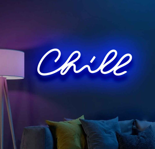 Neon Light Chill Sign - Embrace Relaxation with Chill Neon Sign