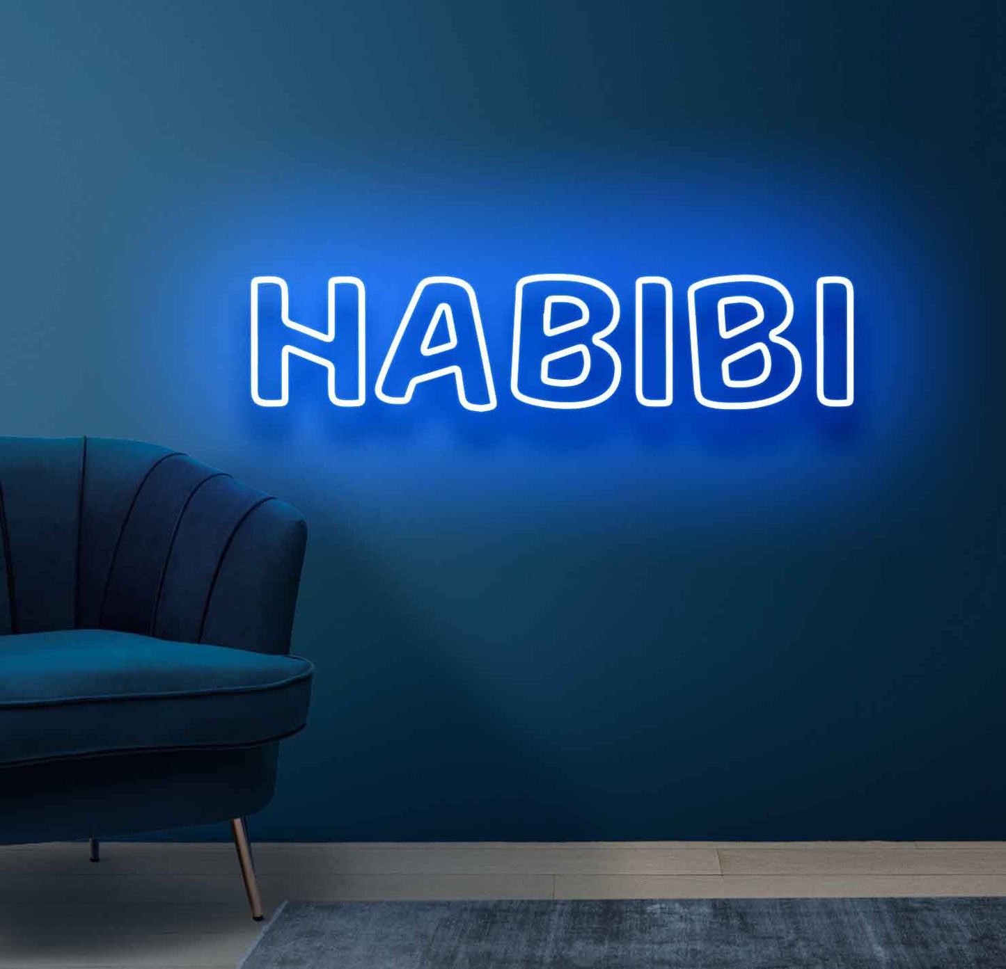 Habibi Neon Sign