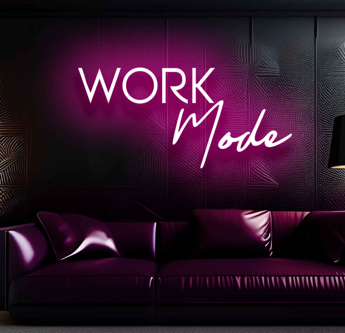 Work Mode Neon Sign