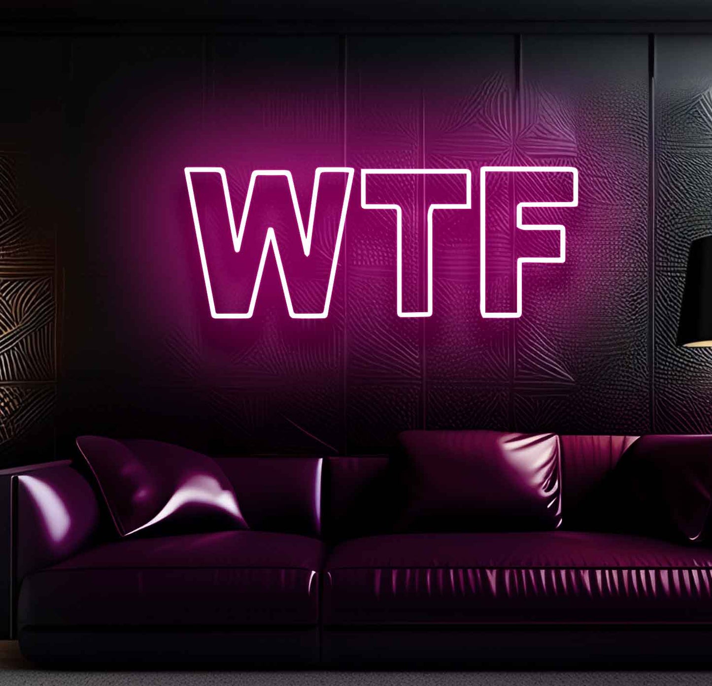 WTF* Neon Sign