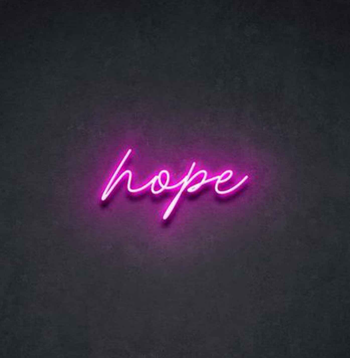 Neon Light Hope Sign - Embrace Positivity with Hope Neon Sign