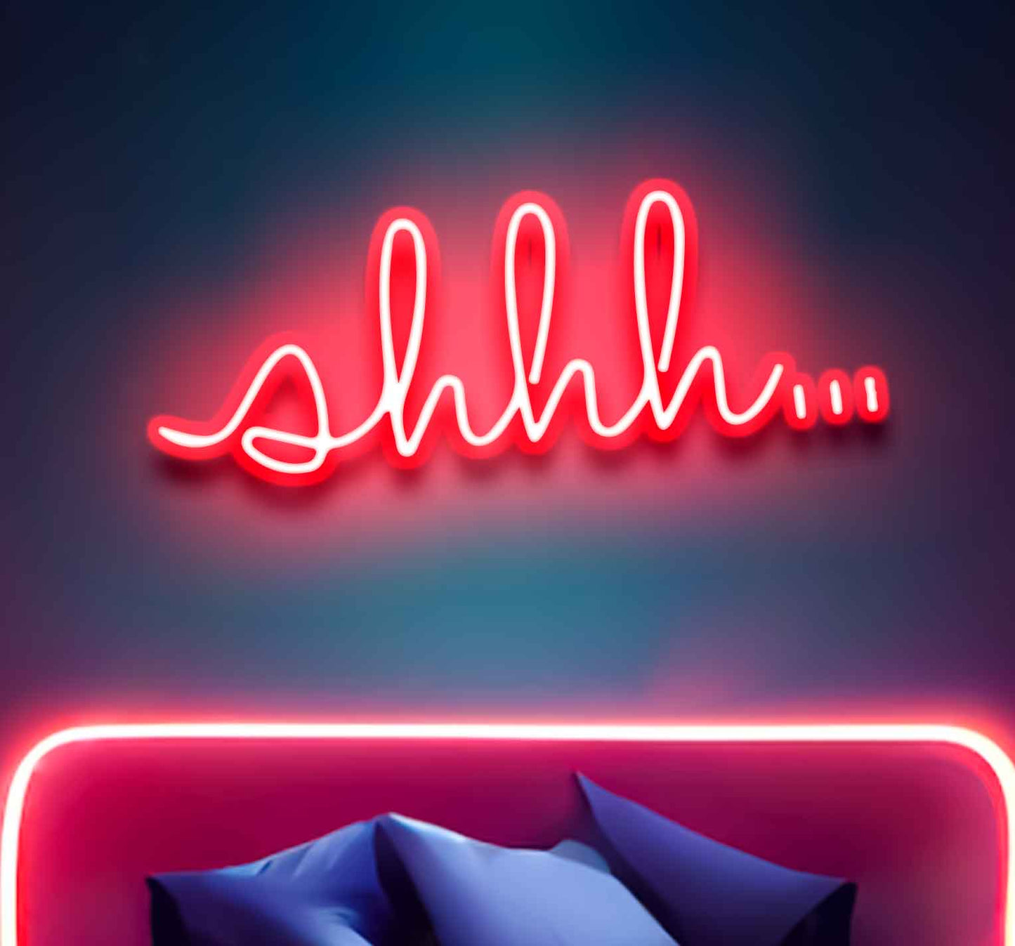 Shhh,,, Neon Sign - Neon Light