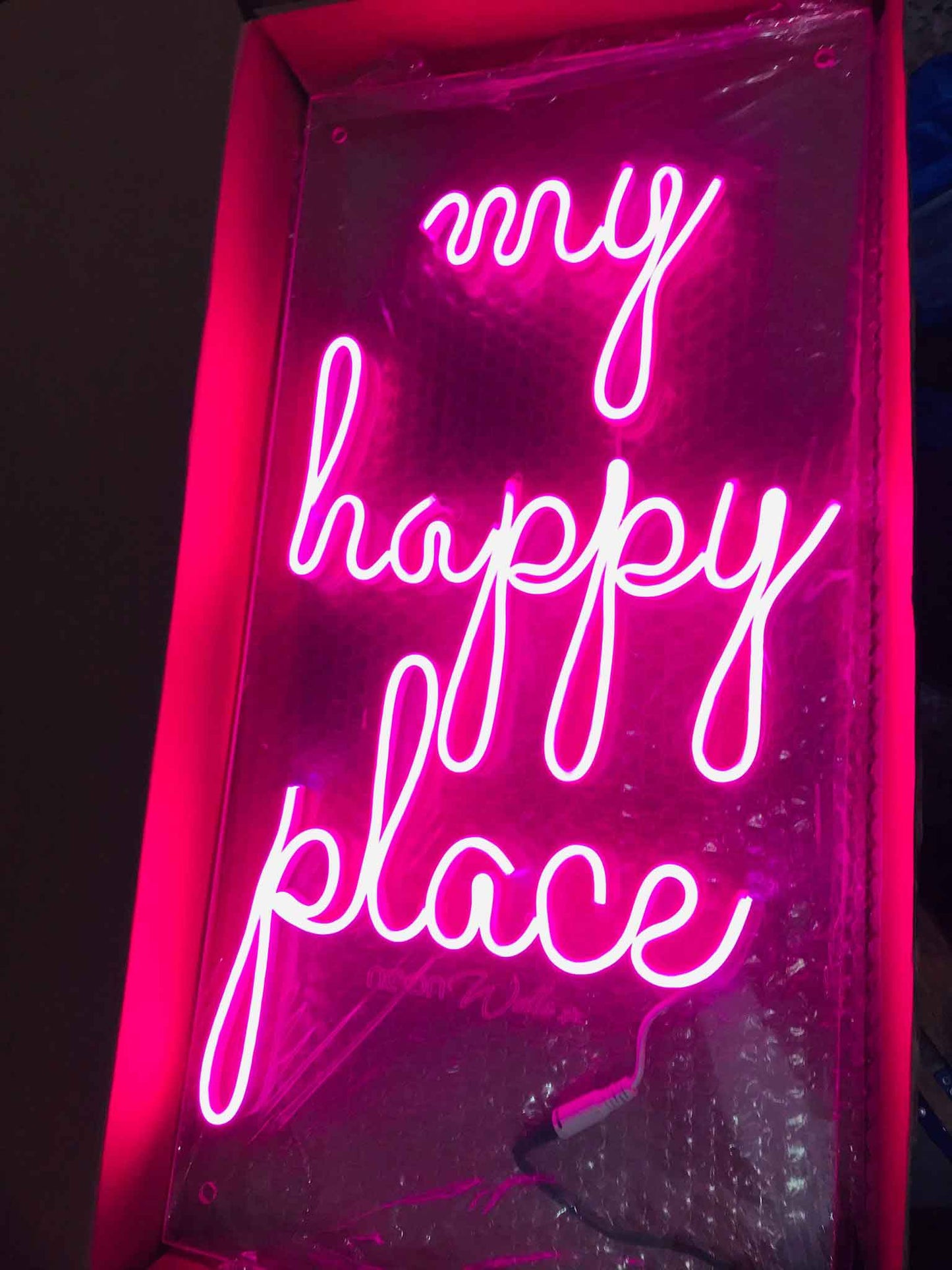 My Happy Place Neon Sign 😍