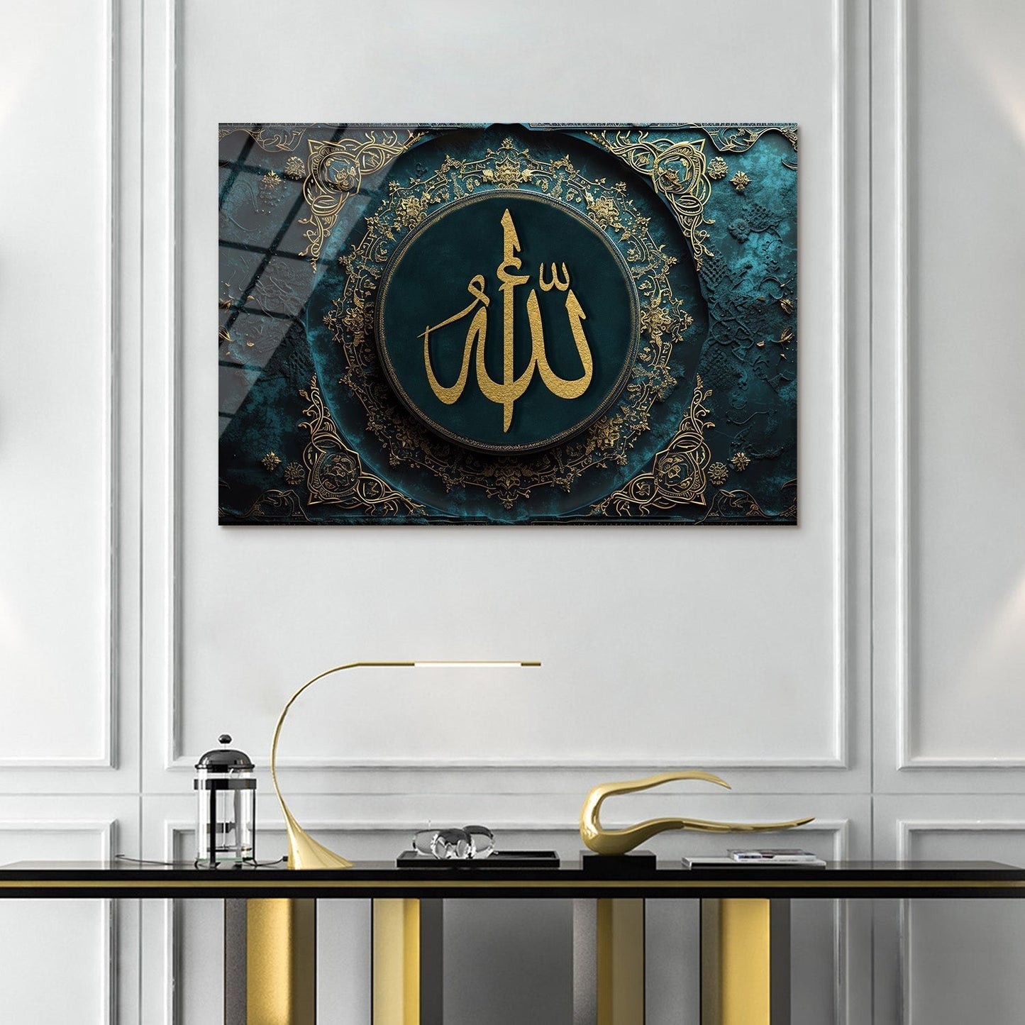 Allah Glass Islamic Wall Art - WTC071