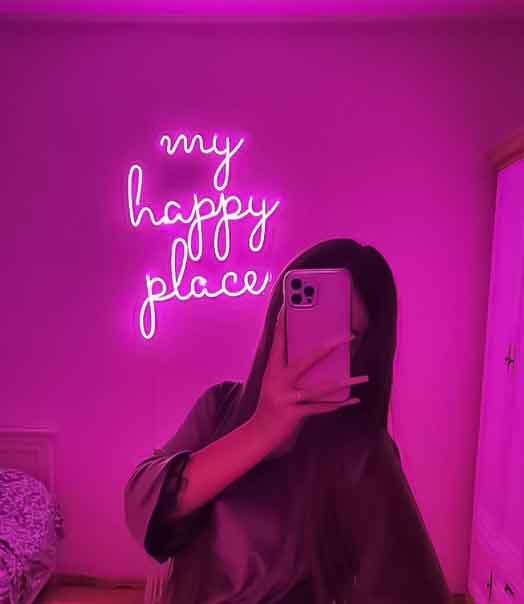 My Happy Place Neon Sign 😍