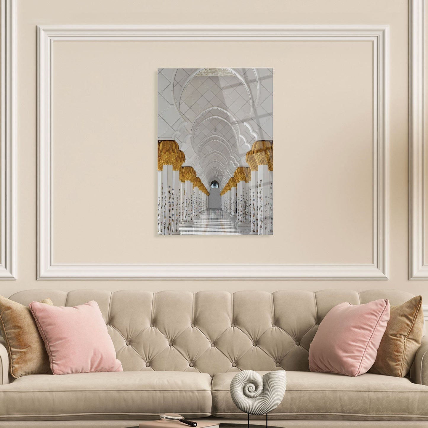 Sheikh Zayed Grand Mosque Glass Islamic Wall Art - WTC005