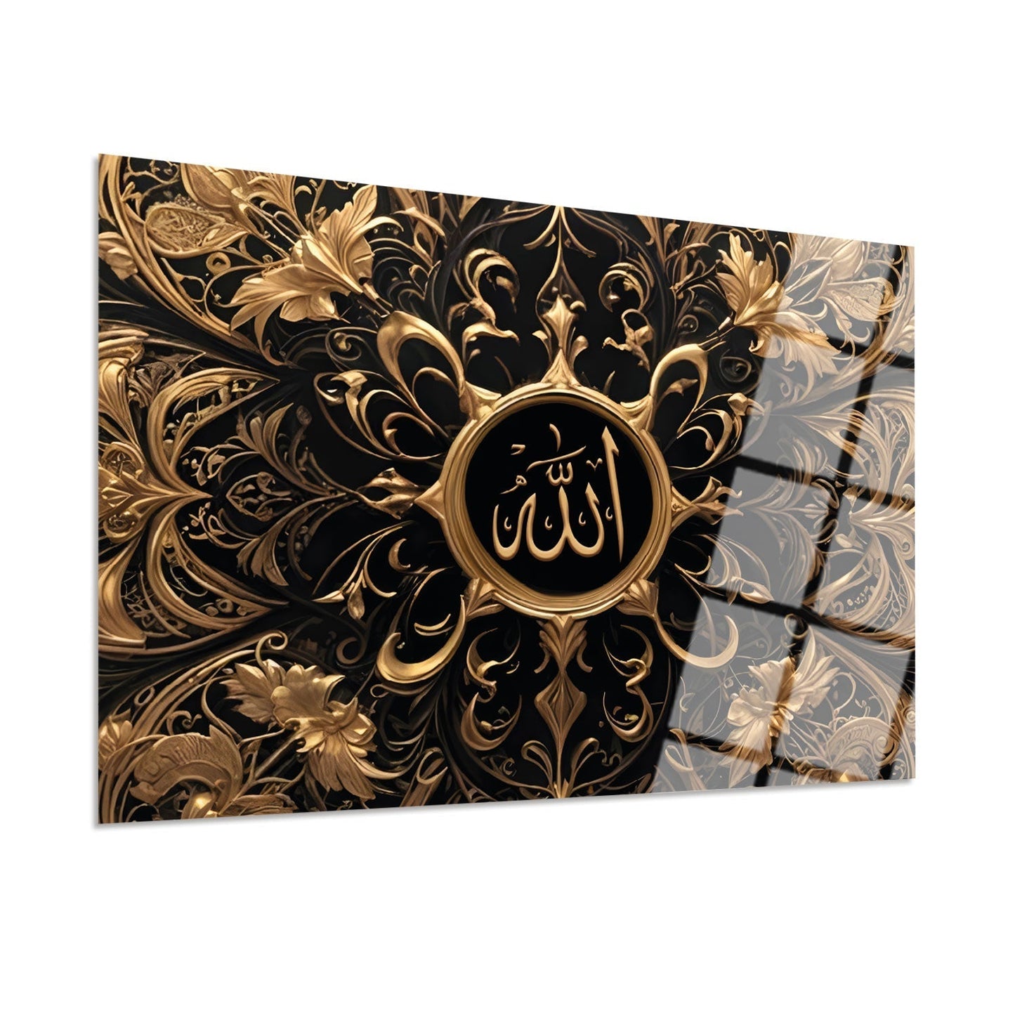 Allah Glass Islamic Wall Art - WTC062