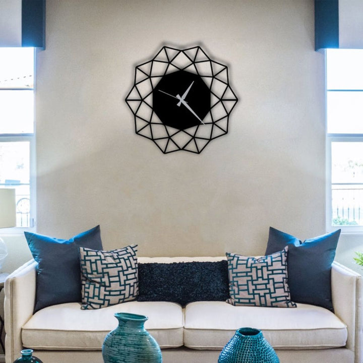 Arabic Star 3D Wall Clock