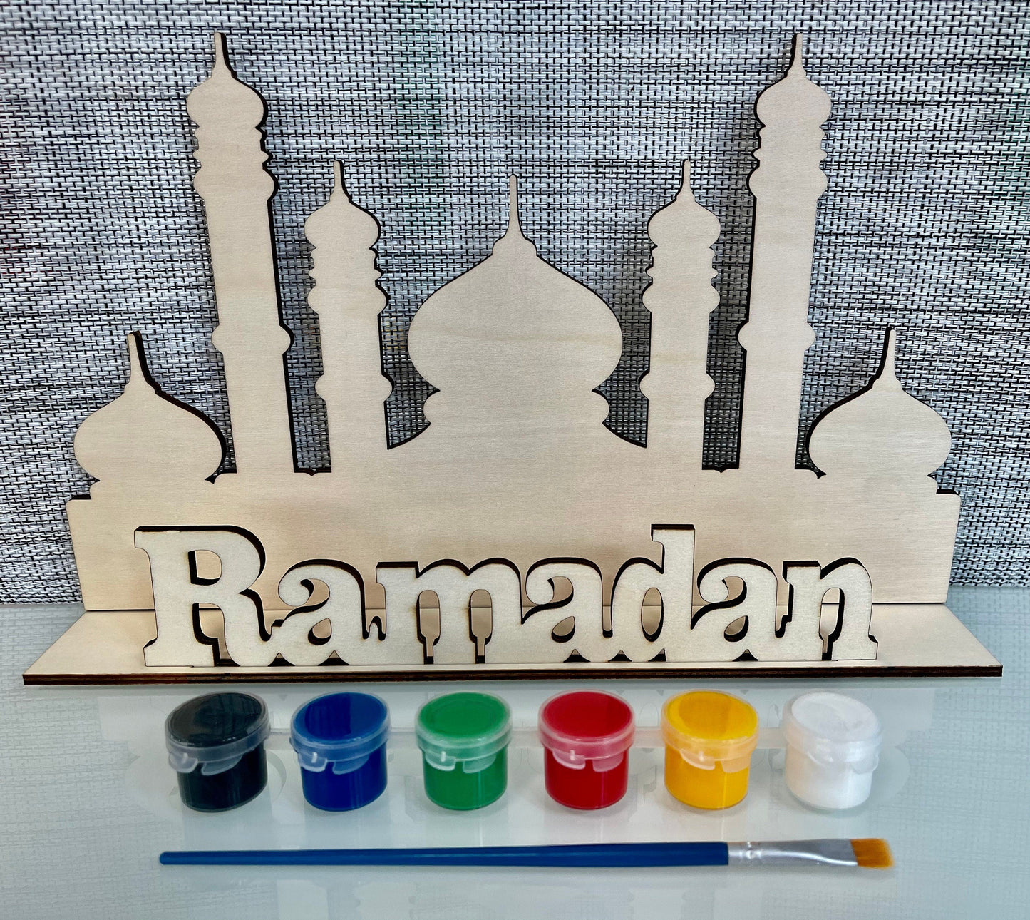 Wood Ramadan Sign | Ramadan Decoration | Ramadan Kids Activity | DIY Ramadan | Wood Ramadan Paint Your Own | Wooden Ramadan Sign | Islamic