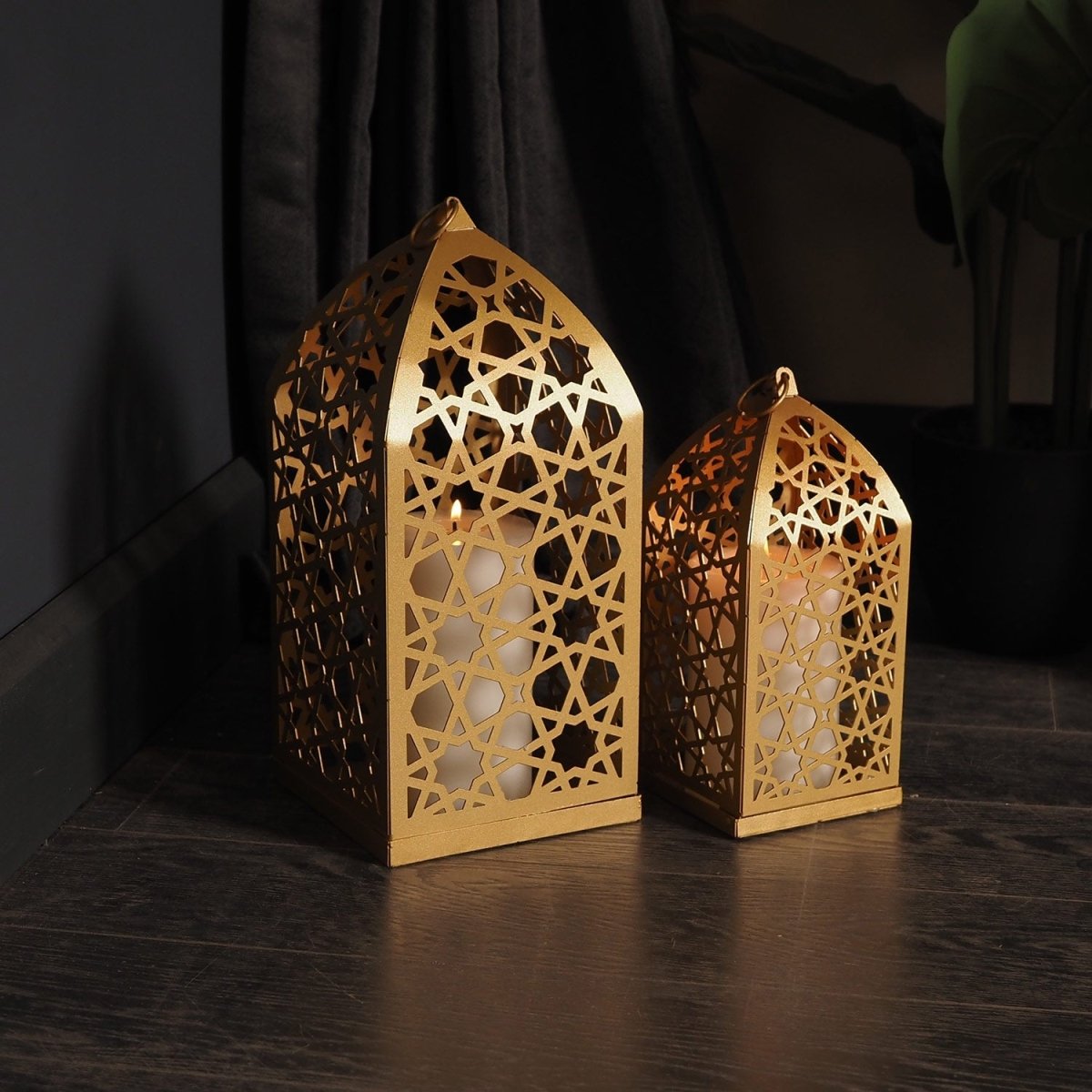 Metal Candle Holder Set of 2 - WAMH130