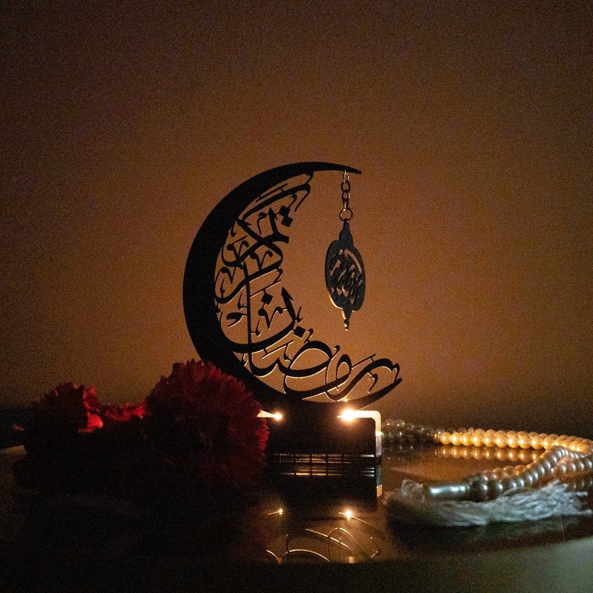 Ramadan Mubarak Metal Candle Holder - WAMH009