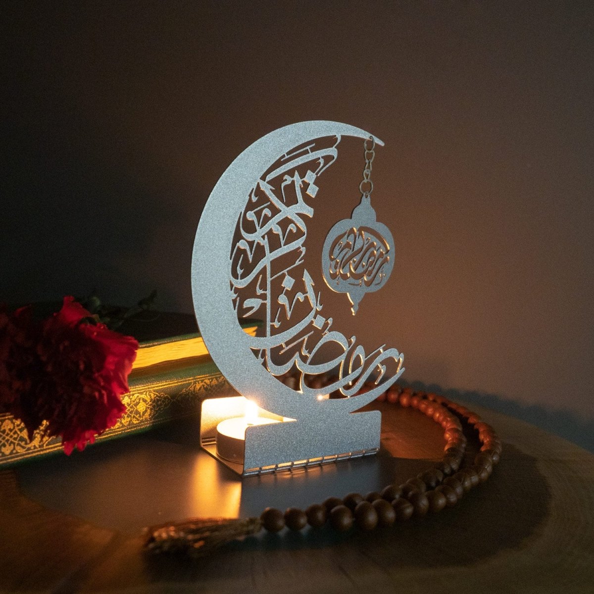 Ramadan Mubarak Metal Candle Holder - WAMH009