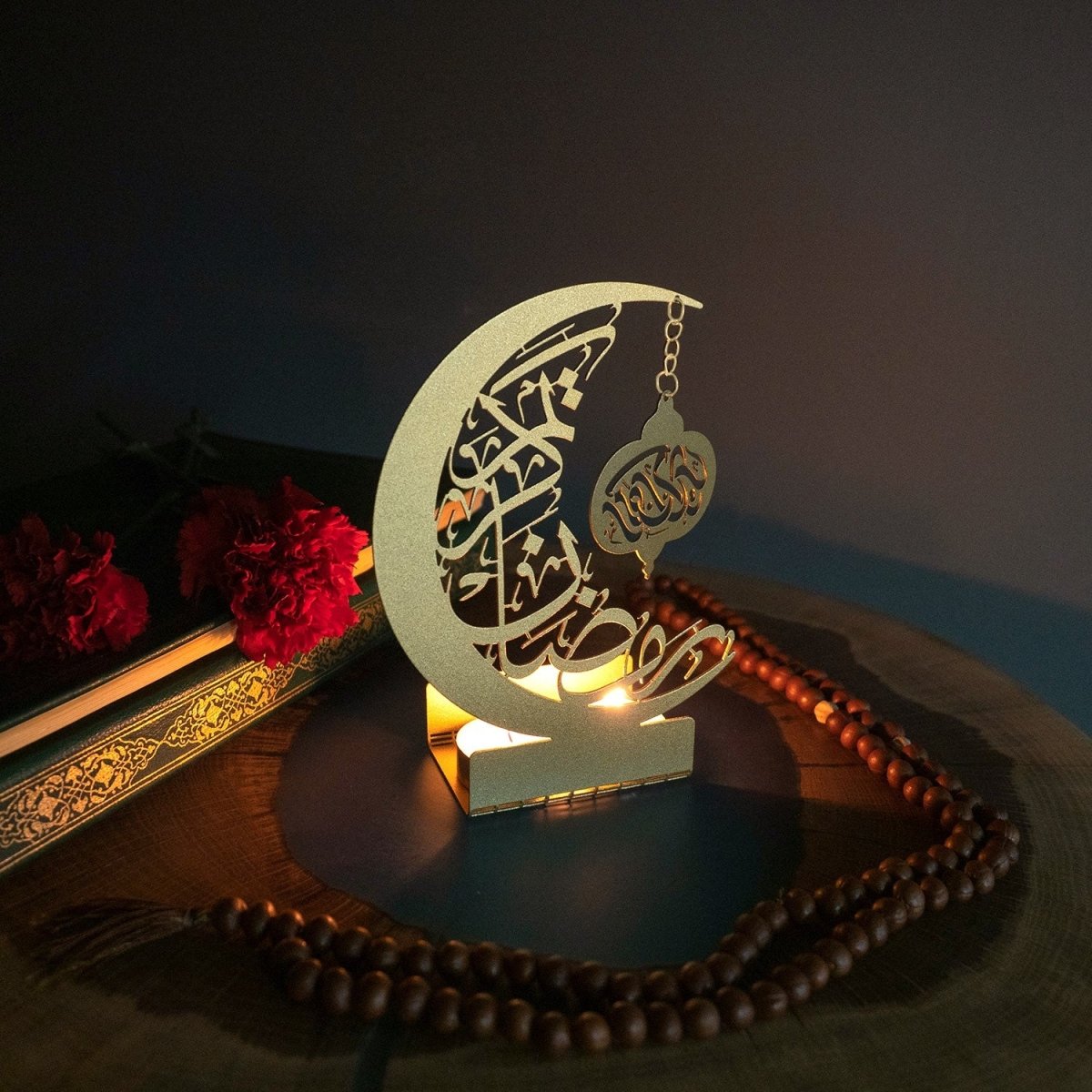 Ramadan Mubarak Metal Candle Holder - WAMH009